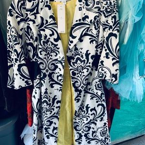 Vanessa Riley original. Black and white coat